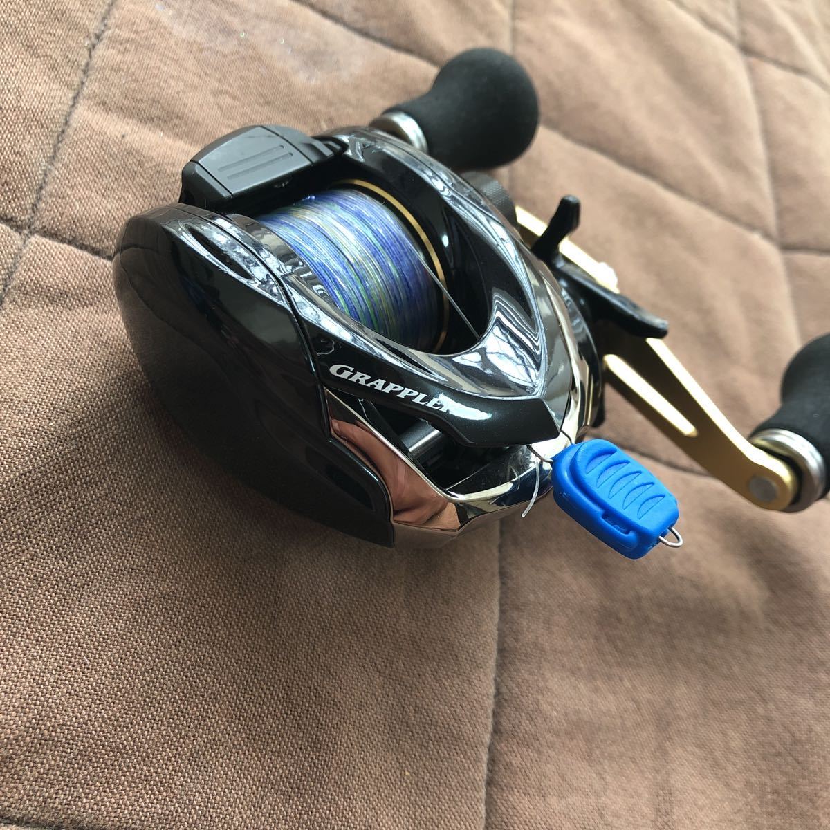 【美品】シマノ グラップラーBB 201HG 左ハンドル 実釣1回のみ SHIMANO 16 GRAPPLER BB 201HG 左ハンドル リール グラップラーbb」の
