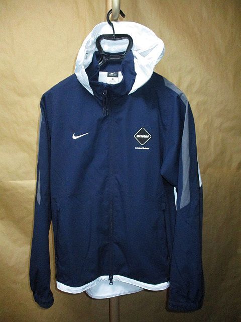 FCRB NIKE 15AW STORM-FIT WARM UP ジャケット ネイビー S