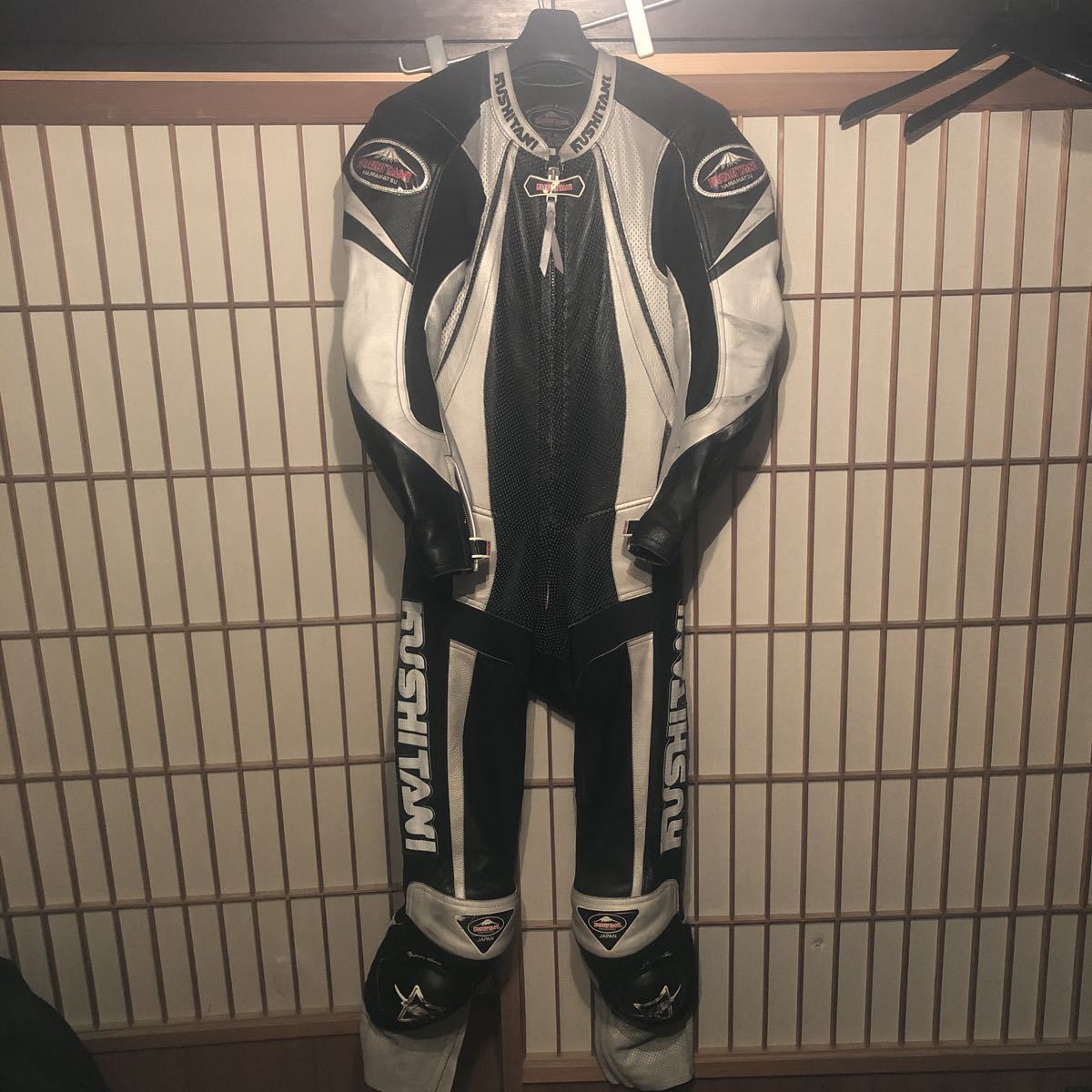 クシタニ kushitani MFJ公認 レザー レーシング スーツ サイズL LL 