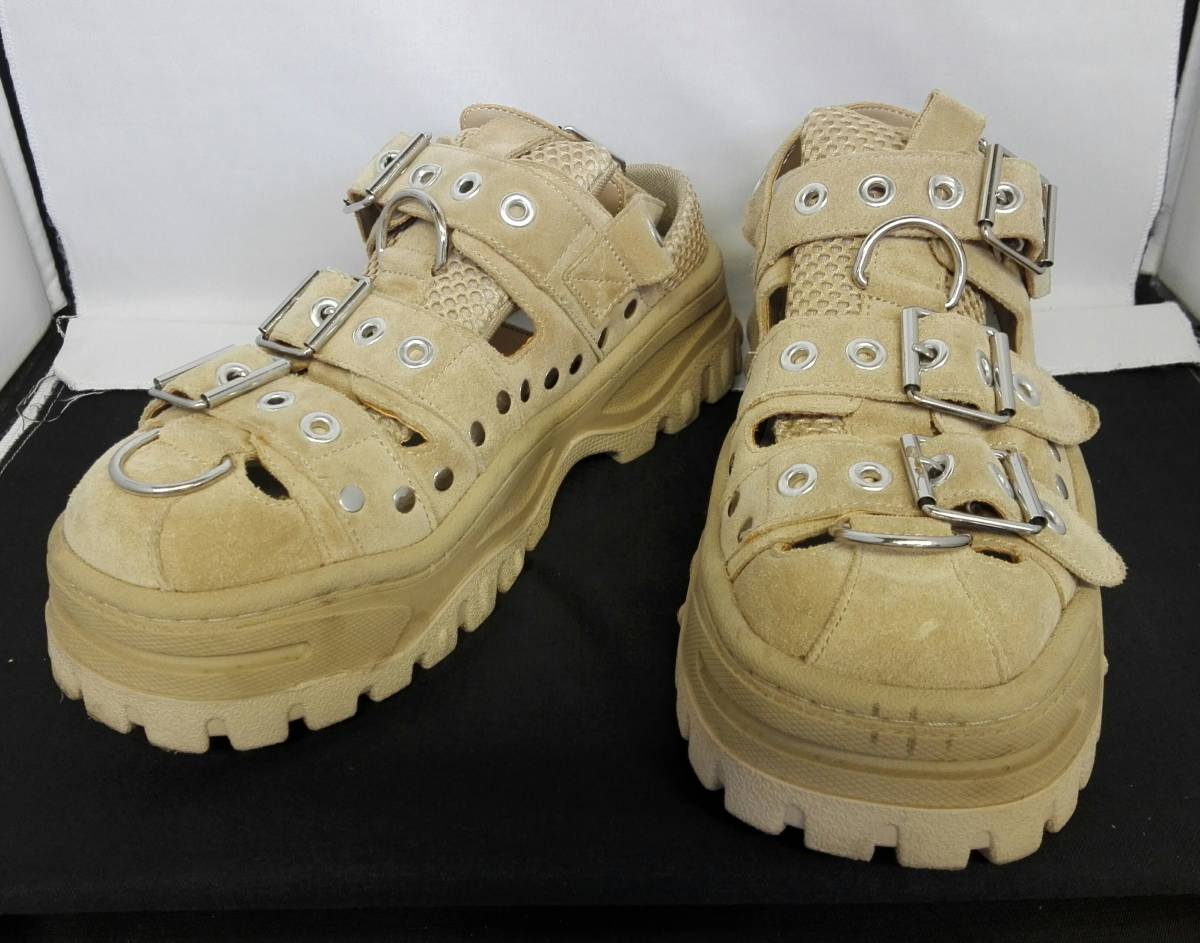 EYTYS ATHENA SUEDE エイティーズ アテナ スウェード スニーカー スウェード サイズ42 (約27cm) 定価35250円 一部汚れあり 牛革75% ゴム底