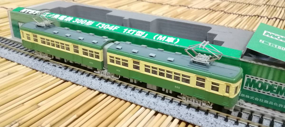 江ノ島電鉄 MODEMO NT57 M車 動作未確認 1灯型」 300形「304F ジャンク