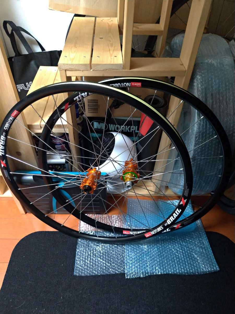 【安い，豊富な】 手組ホイール 700c hope stan&rsquo;s NOTUBES Grail ストレートプル 前後セット チューブレスレディ 24H(27インチ、700C)｜売買されたオークション情報、yahooの商品情報をアーカイブ公開 - オークファン ホイール（完組、手組）