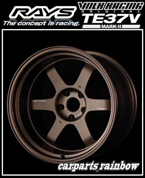 ☆RAYS/レイズ VOLKRACING ボルクレーシング TE37V MARK-Ⅱ18×10.5J 5