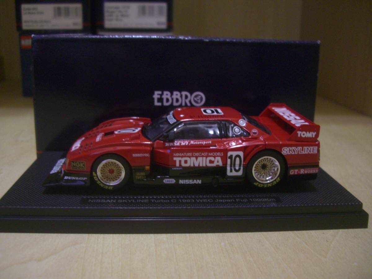SUPER RARE NISSAN SKYLINE Turbo C 1983 WEC JAPAN FUJI 1000km 1:43