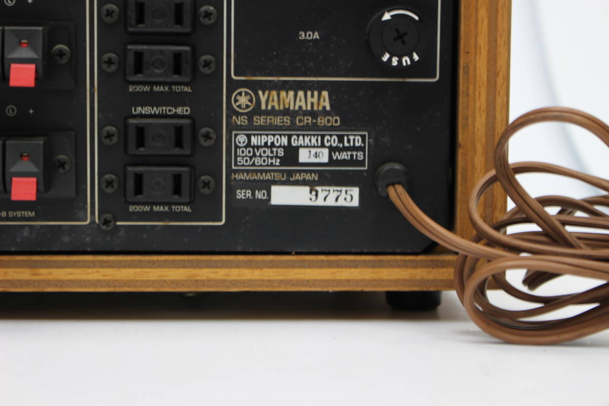 652)YAMAHA ヤマハ ステレオレシーバー CR-800 Yamaha 【公式通販】