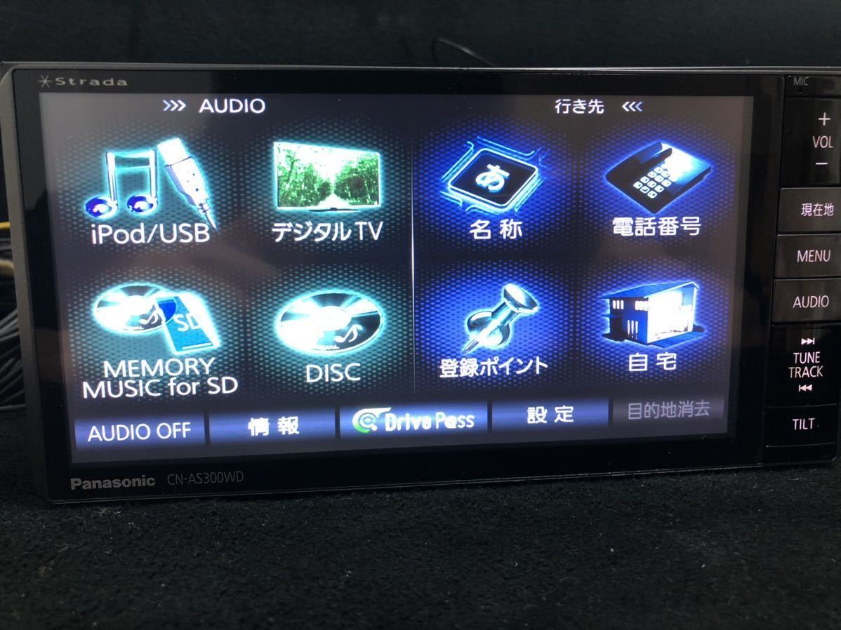 パナソニック ストラーダ メモリーナビ CN-AS300WD Panasonic CN-RE03D