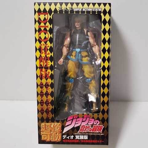 初版 未開封 超像可動 ジョジョの奇妙な冒険 第三部 18. DIO(覚醒版) メディコス 荒木飛呂彦指定カラー