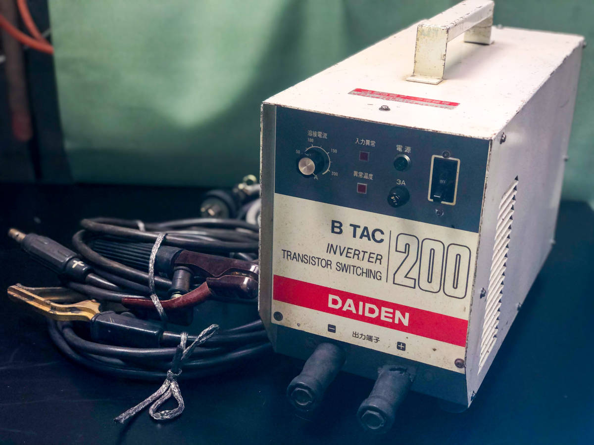 【低価，お得】 ダイデン/DAIDEN AR-SB201 インバーター 小型直流アーク溶接機 単相200V 200A キャブタイヤケーブル トーチ付 動作動画有(アーク溶接機)｜売買されたオークション情報、yahooの商品情報をアーカイ アーク溶接機