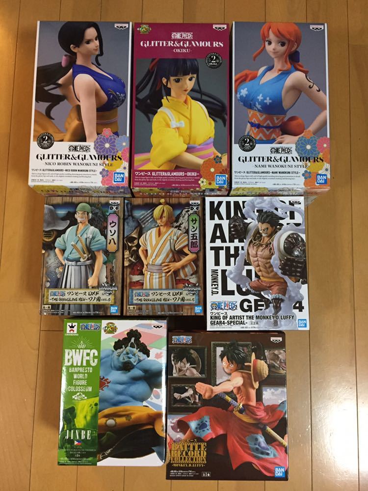 ワンピースフィギュア セット まとめ ／ ルフィ ウソ八 サン五郎 ナミ
