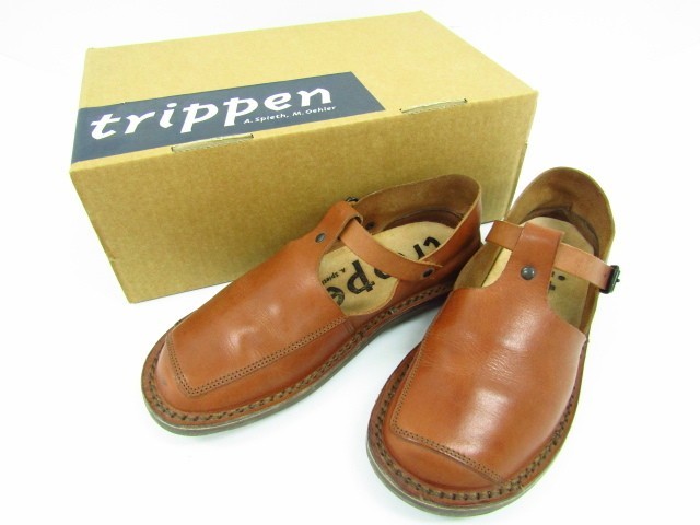 trippen walker トリッペンウォーカーレザーシューズ37 トリッペン