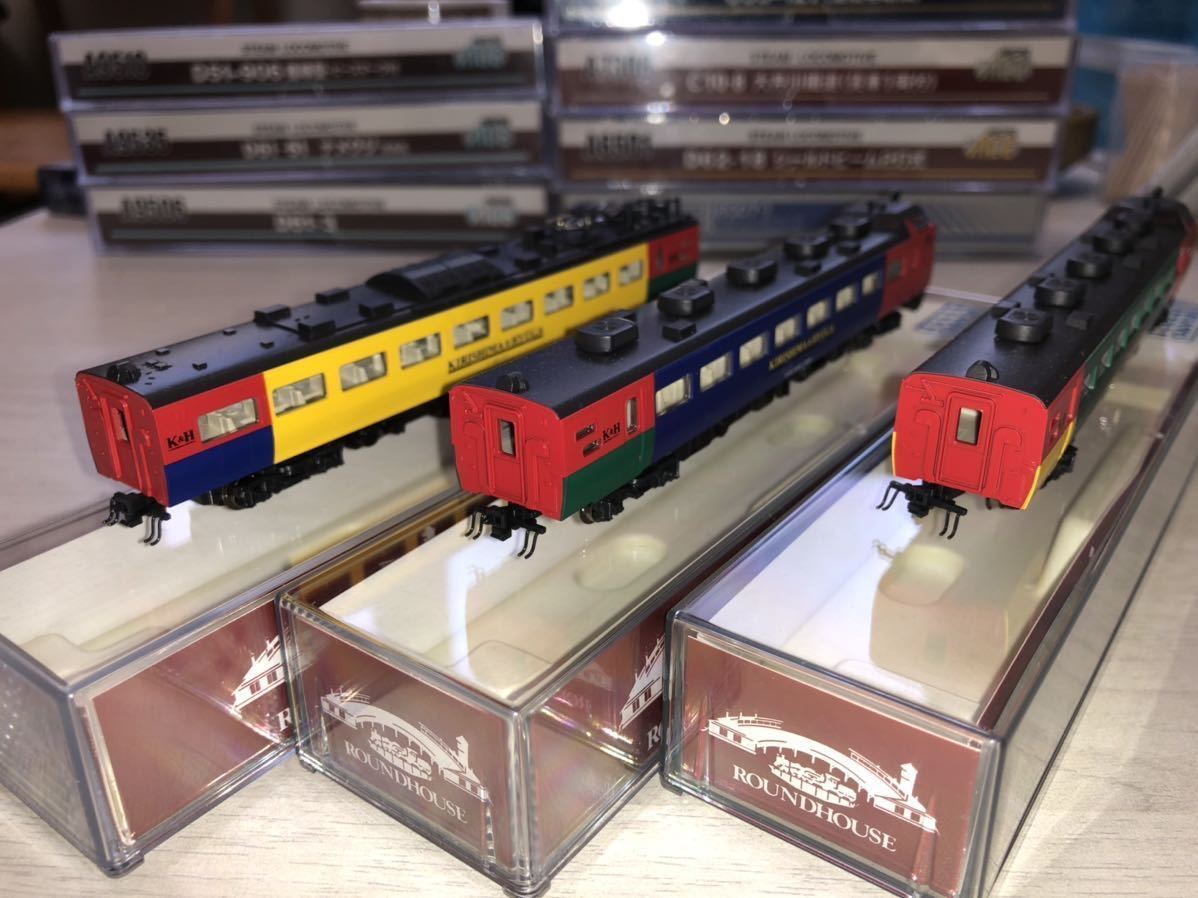 ROUNDHOUSE 485系 きりしま・ひゅうがタイプ3両セット