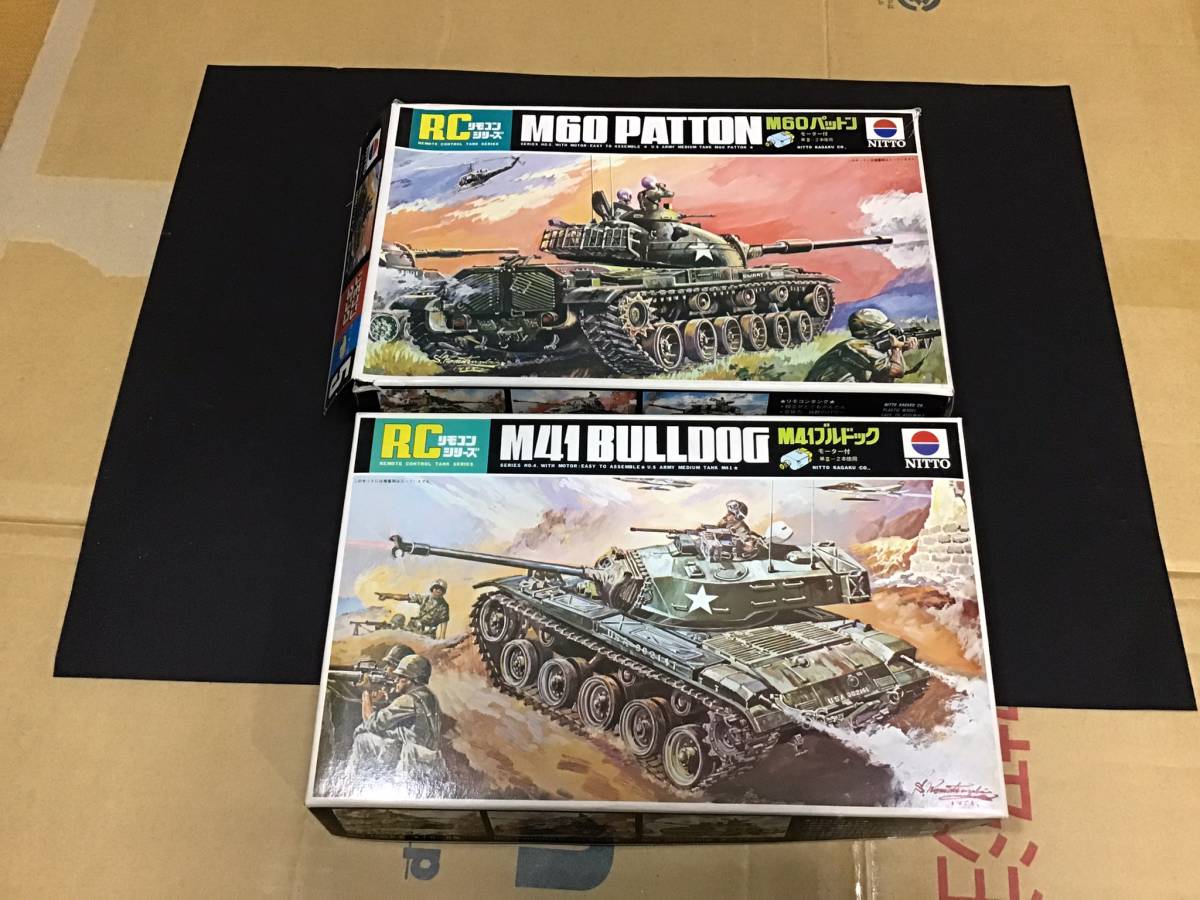【お得，正規品】 日東 RCリモコンシリーズ4と5 M60パットン＆M41ブルドック 日東科学のプラモデル NITTO 小松崎茂パッケージ(主力戦車（MBT）)｜売買されたオークション情報、yahooの商品情報をアーカイブ公開 - 主力戦車（MBT）