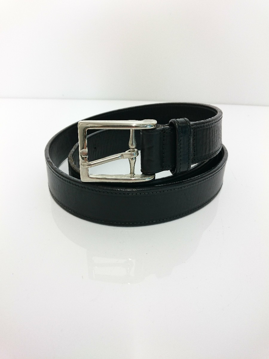 Daniel&amp;Bob◇36&frasl;90&frasl;3002&frasl;ベルト&frasl;レザー&frasl;BLK&frasl;角スレ |