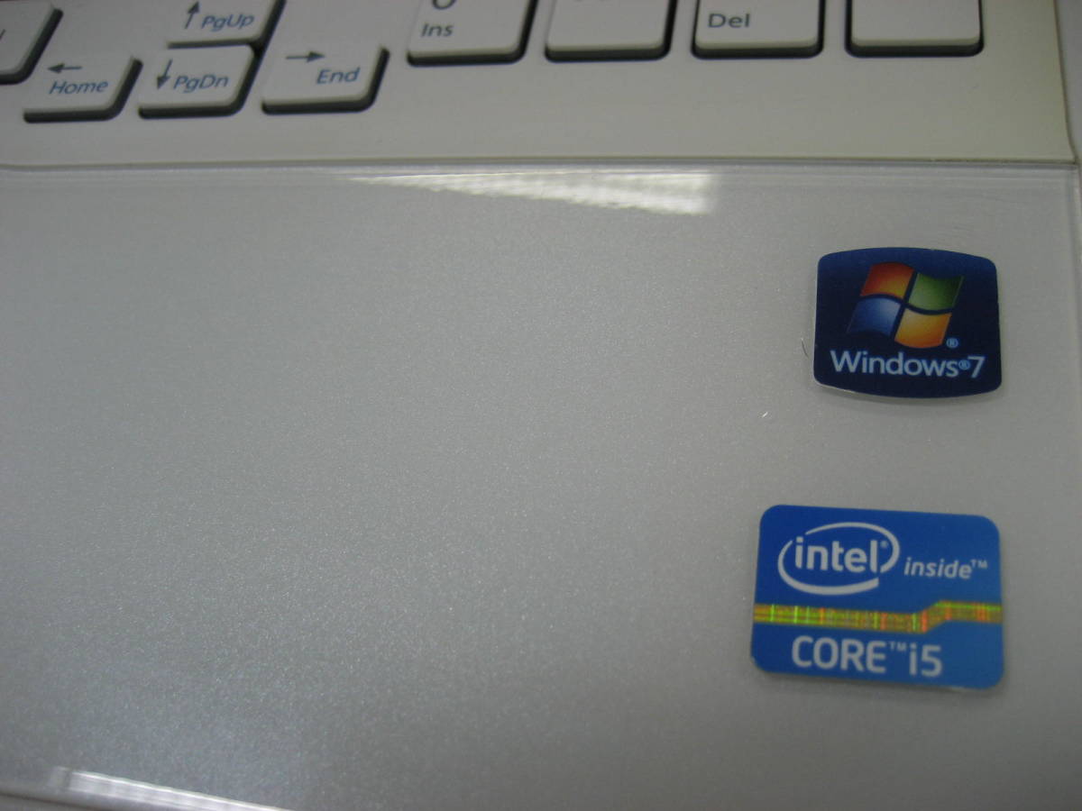 美品 中古 白 ノートパソコン 15.6インチ windows10 office2019 4GB