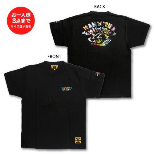 MAN WITH A MISSION マンウィズ メモリアルロゴ Tシャツ XXL 新品未