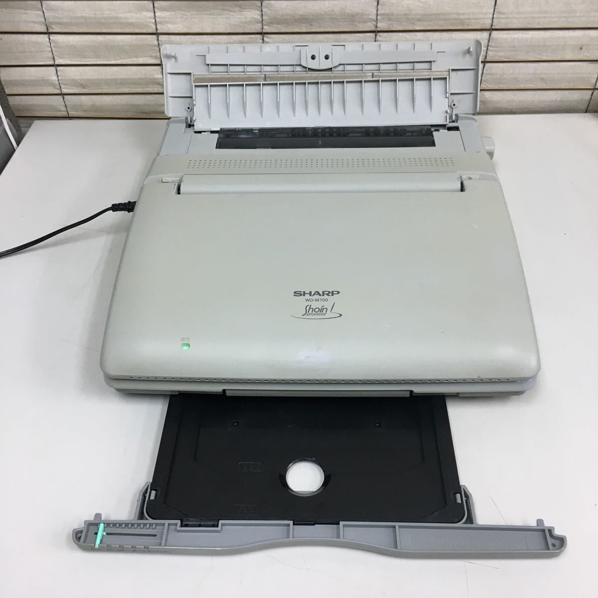 ▽ シャープ SHARP ワープロ 書院 日本語ワードプロセッサ WD-M700