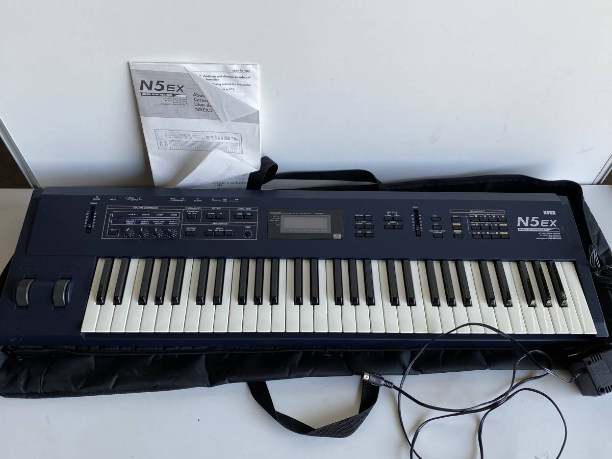 大人気，大得価 ① KORG コルグ シンセサイザー N5EX 61鍵盤 電子ピアノ キーボード 楽器 音楽機材(コルグ)｜売買されたオークション情報、yahooの商品情報をアーカイブ公開 - オークファン コルグ