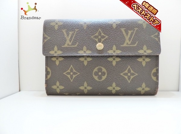 ルイヴィトン LOUIS VUITTON 3つ折り財布 M61202 ポルト トレゾー