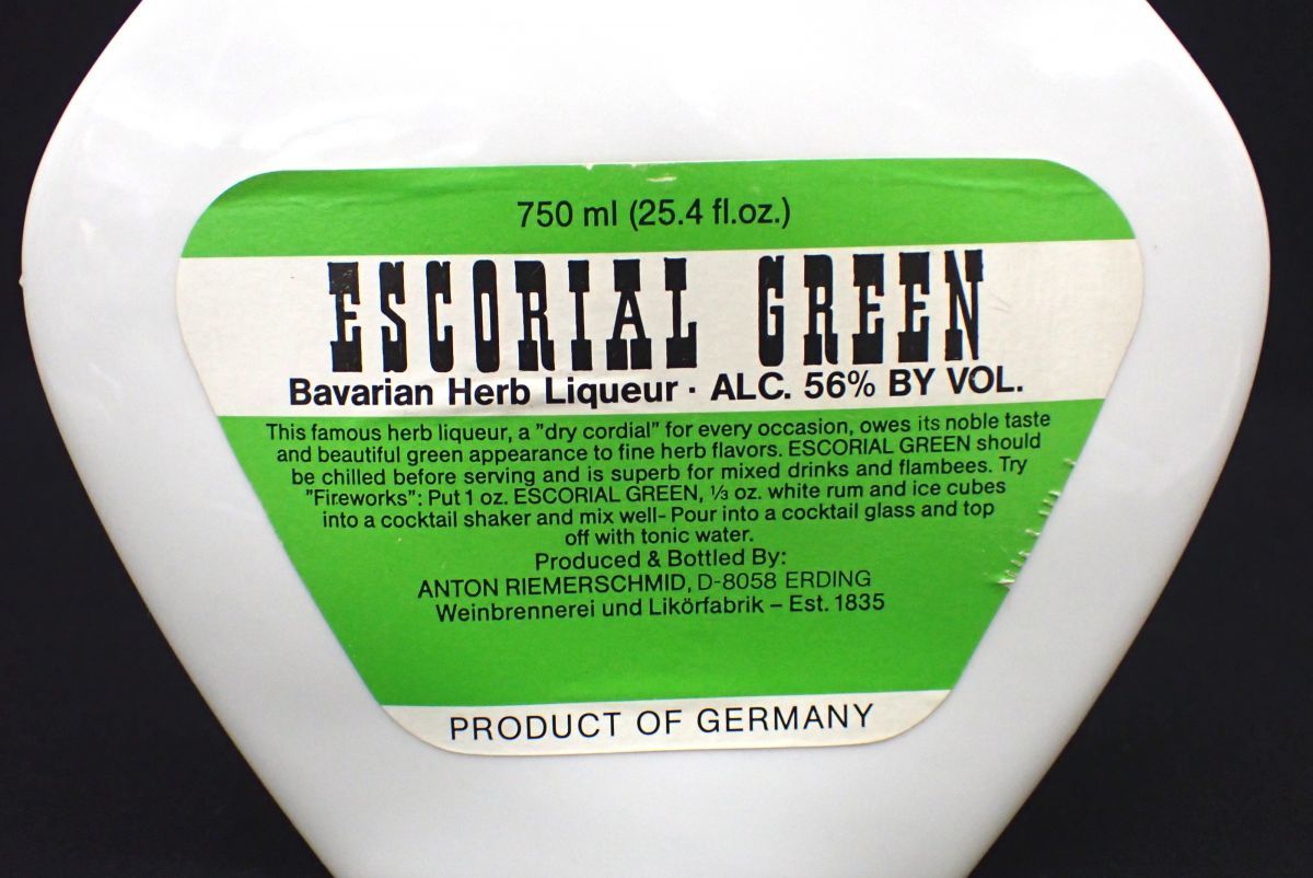古酒03 未開栓 ESCORIAL GREEN エスコリアル グリーン 陶器ボトル