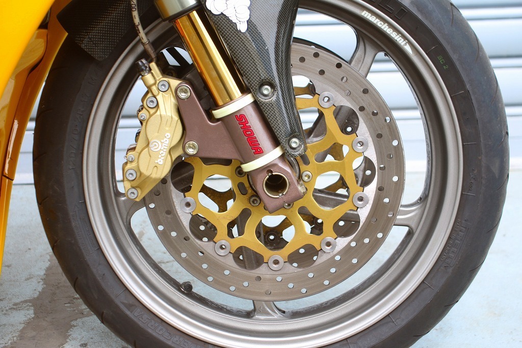 DUCATI 748モノポスト/フルパワー/イエロー/2001年/STMクラッチ/DUCATIパフォーマンス/車検60枚以上掲載/タンブリーニデザイン Ducati 0 1 Video, Specs, 748S