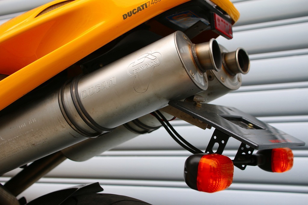 DUCATI 748モノポスト/フルパワー/イエロー/2001年/STMクラッチ/DUCATIパフォーマンス/車検60枚以上掲載/タンブリーニデザイン Ducati 0 1 Video, Specs, 748S