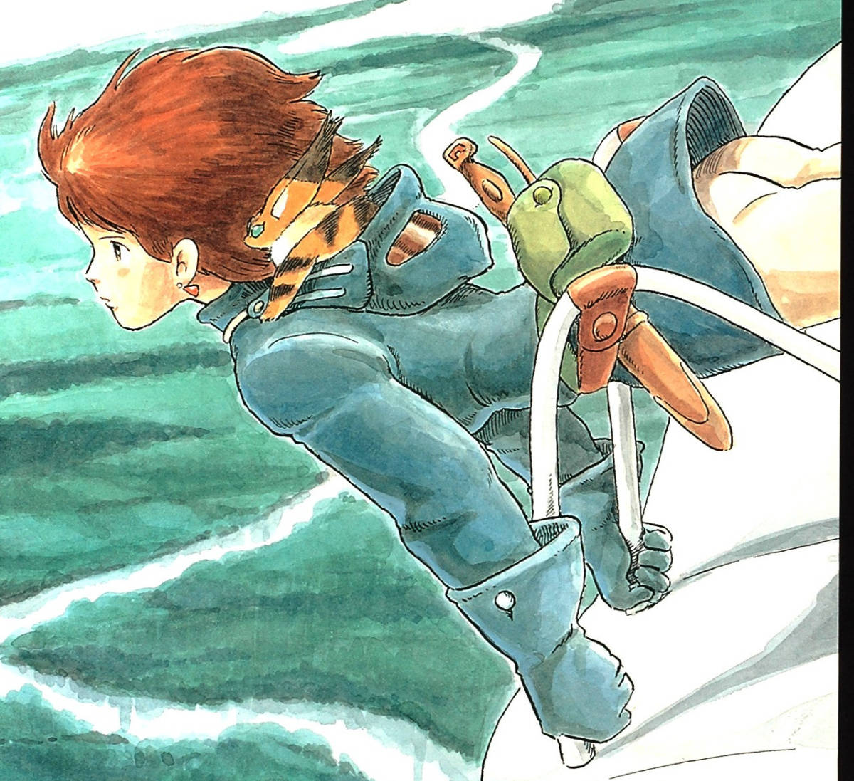 [Vintage][Delivery Free]About1985 Animege Record Issuing Nausicaa of the Valley of the Wind(Hayao Miyazaki:Drawing)宮崎駿[tag2222] 0 Vintage Birthday