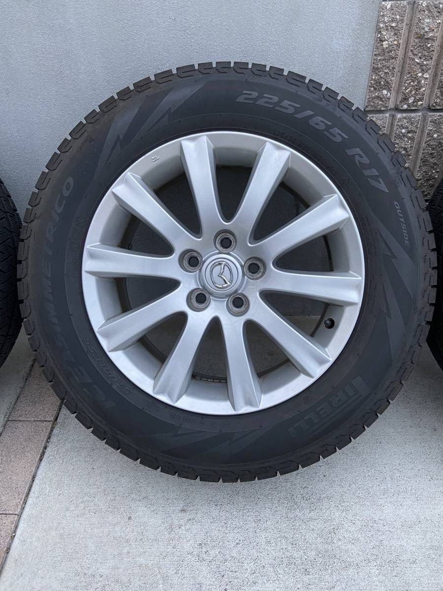 17インチ MPV純正ホイール PIRELLIスタッドレス CX-5 KF