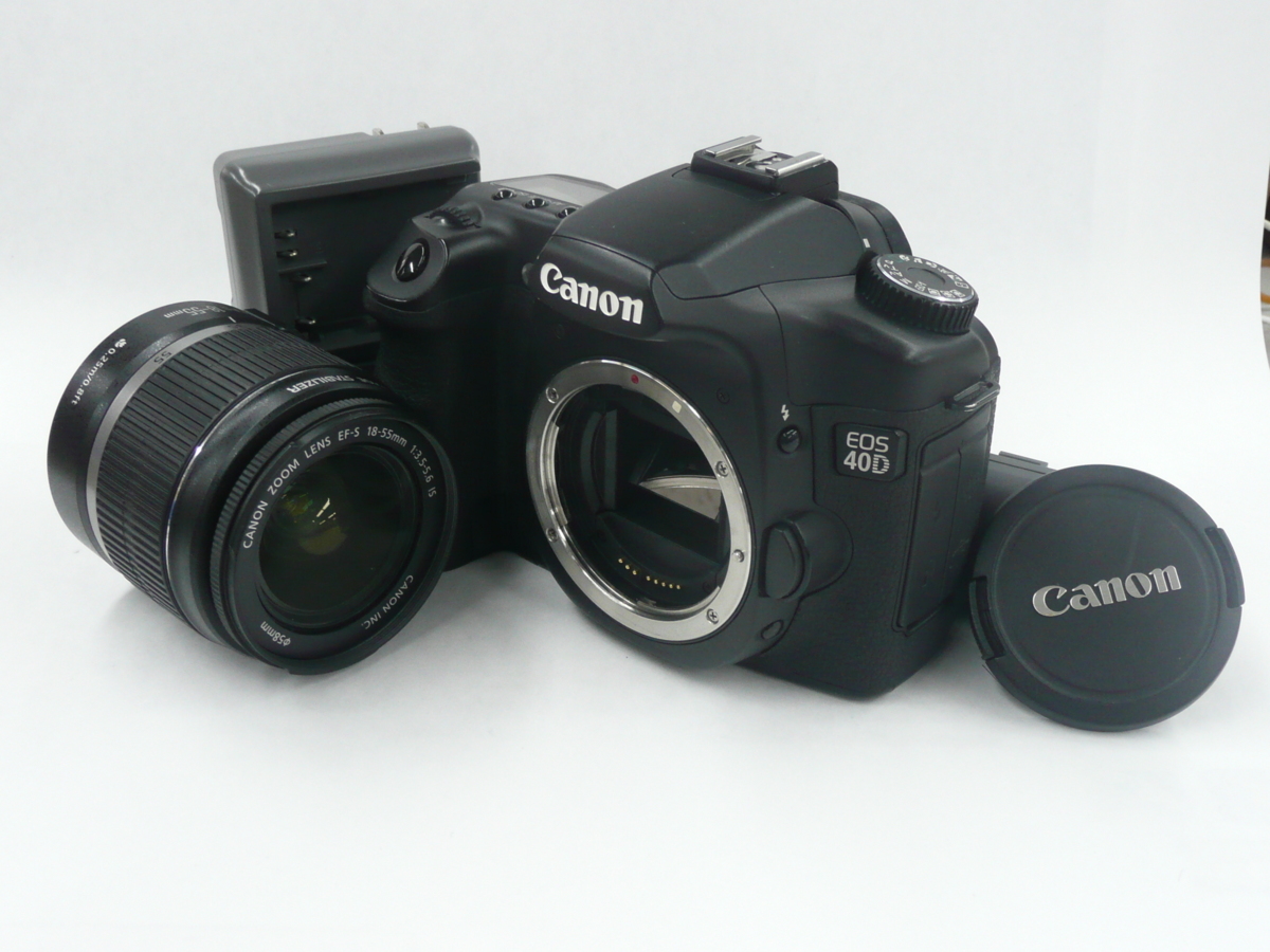 40D EOS Canon キヤノン + EF-S 18-55mm IS f⁄3.5-5.6 中古Canon