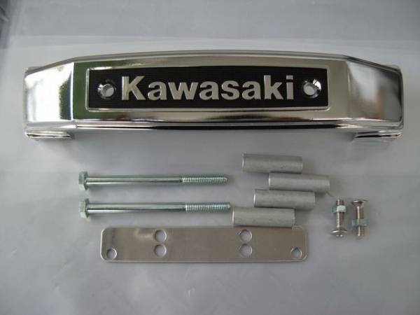 □KH250 KH400用 新品 メッキ 三ツ又 カバーエンブレム
