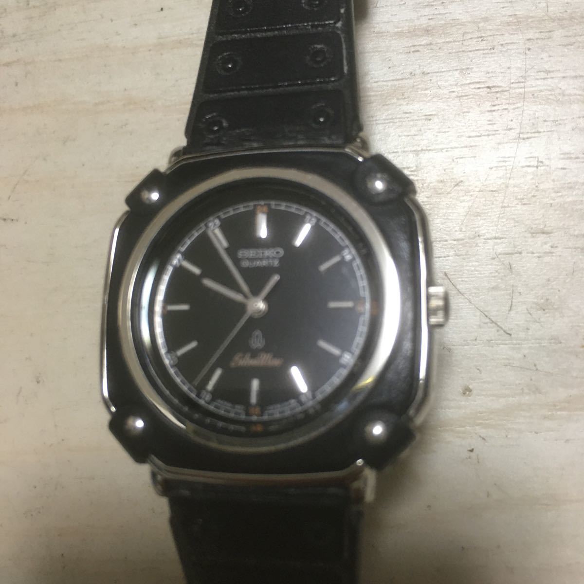 セイコー シルバーウェーブ SEIKO 電池交換済希少美品 純正ベルト 1981 