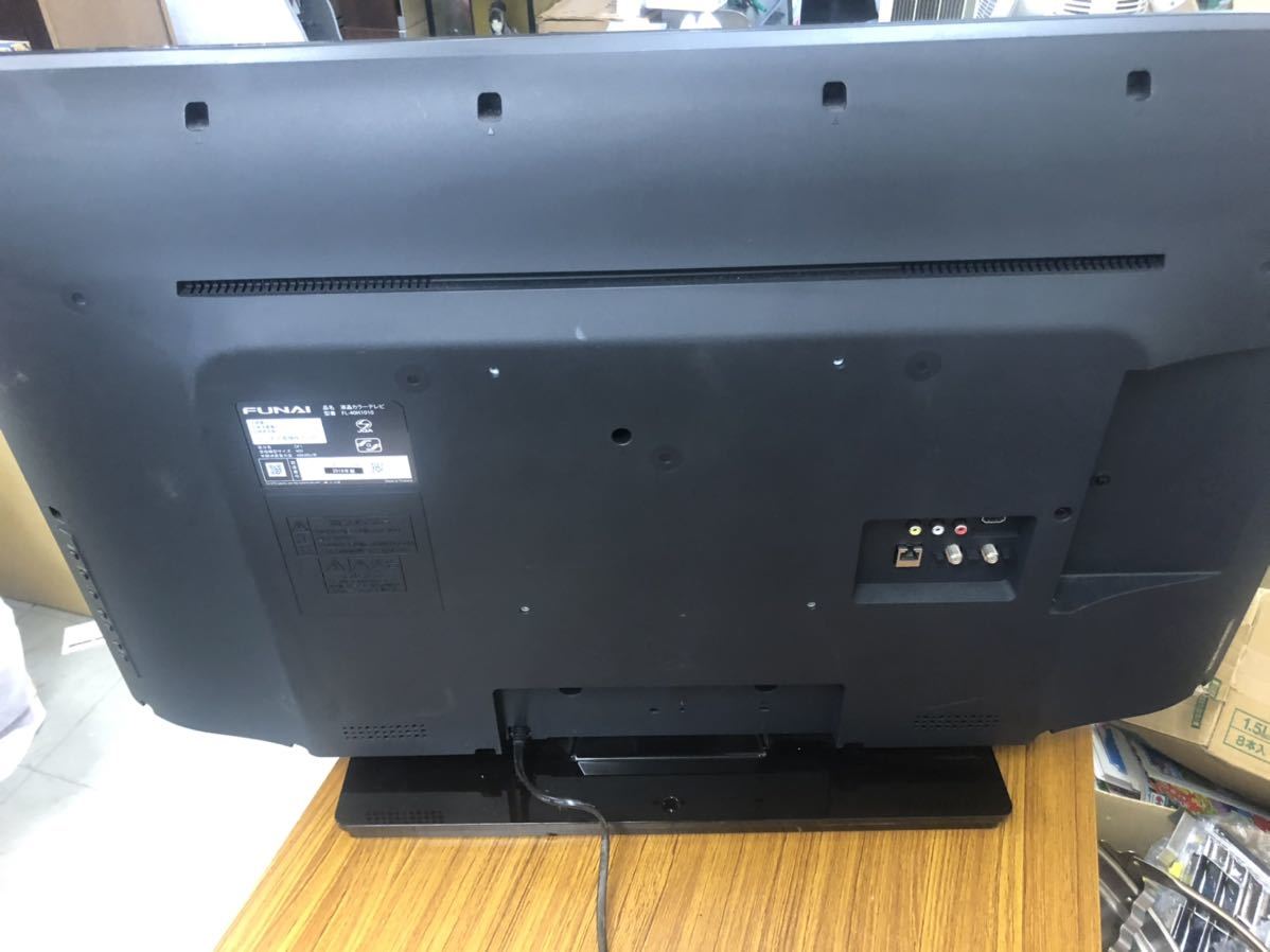 ○FUNAI 液晶カラーテレビ40インチ FL40H1010 2018年製 液晶傷あり