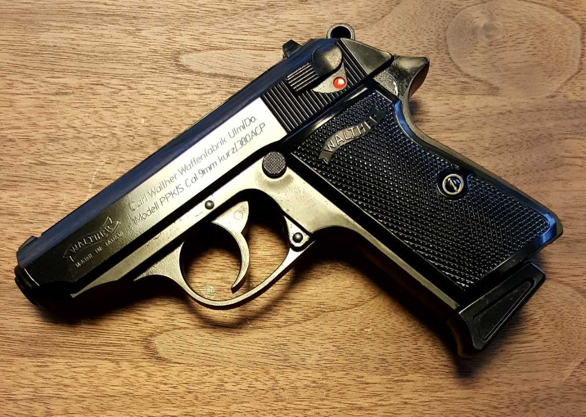 ミリタリー 最新ロット マルゼン ワルサーPPK⁄S ブラックメタル