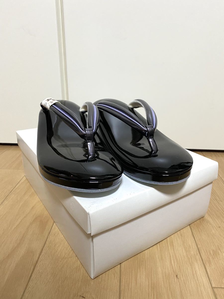 受注生産草履｜五段 Yahoo!オークション 本革×エナメル｜神田胡蝶