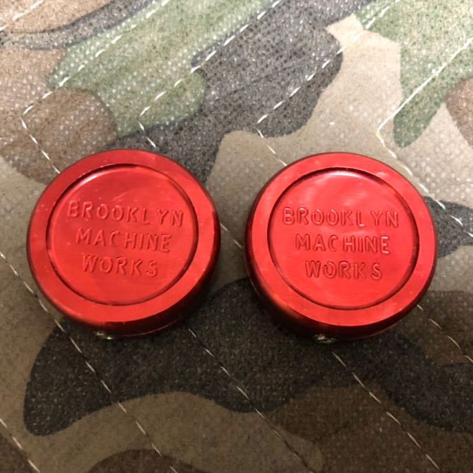 人気セール，得価 BROOKLYN MACHINE WORKS BAR END / CLASSIC LOGO / RED / made in USA BMX MTB ピスト FGFS MASH(バーエンド)｜売買されたオークション情報、yahooの商品情報をアーカイブ公開 - オークファン バーエンド