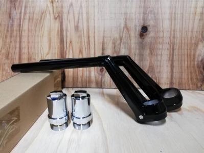 VFタイプ ハンドル 黒+延長キット⑥/XJR400用 4HM変換 フロント 