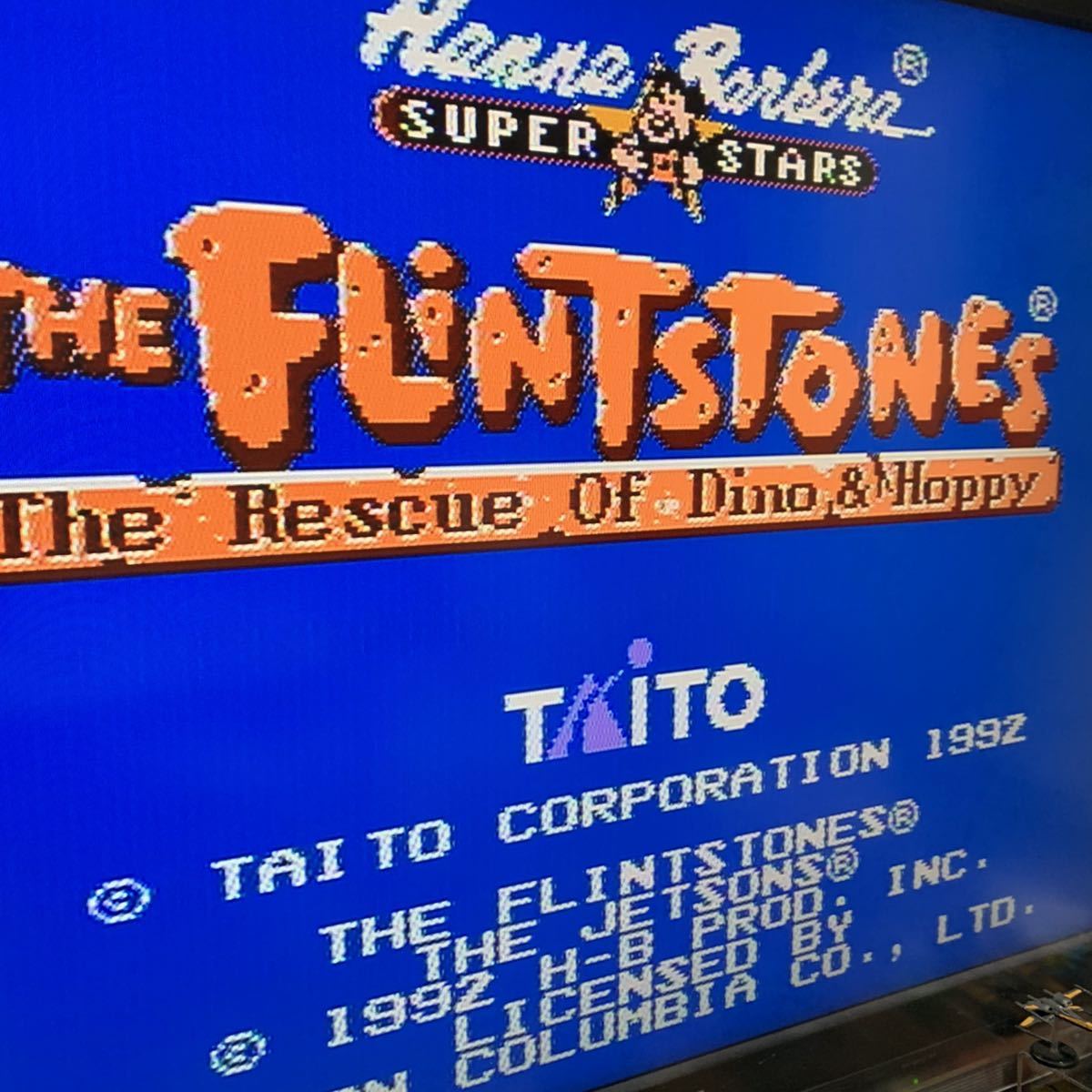 フリントストーン タイトー ファミリーコンピュータ ソフト TFC-FS