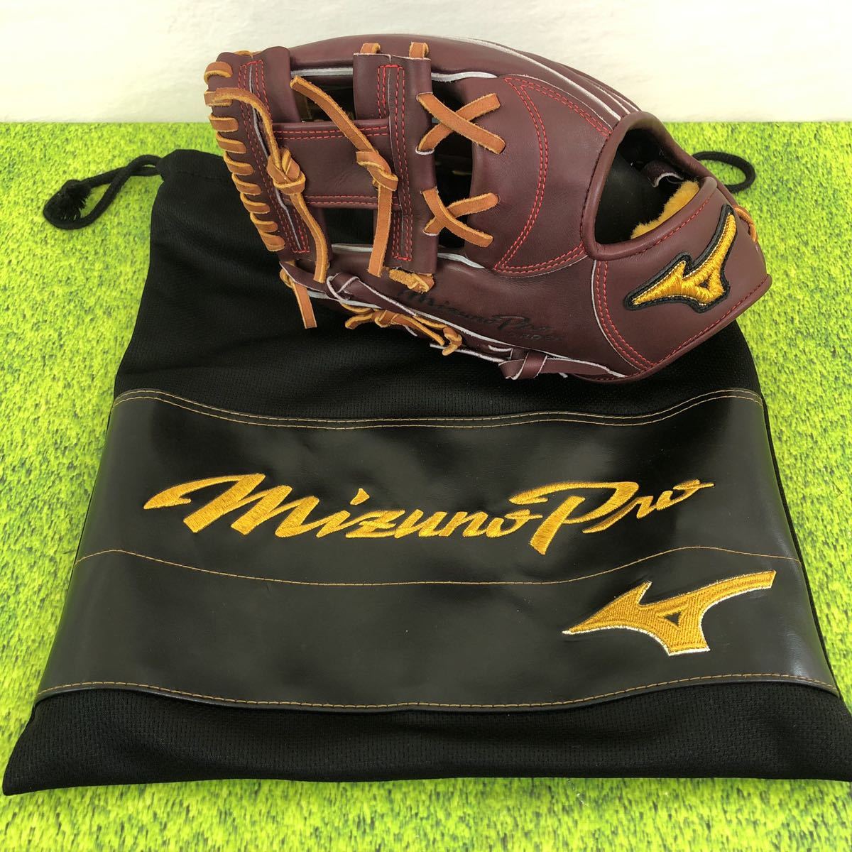 G-1229 ミズノ mizuno ミズノプロ mizunopro 硬式 内野手用 グラブ グローブ 野球 中古品