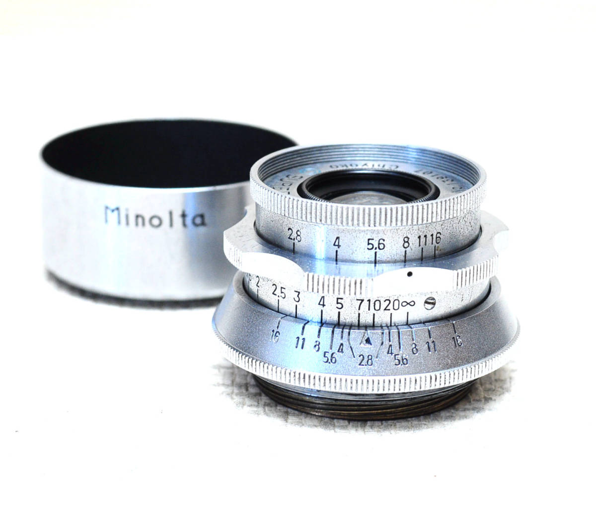 CHIYOKO SUPER ROKKOR 45㎜F2.8 C 梅鉢 難あり 現状