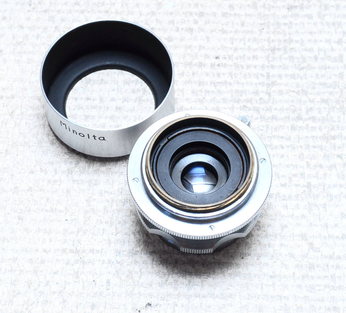 CHIYOKO SUPER ROKKOR 45㎜F2.8 C 梅鉢 難あり 現状
