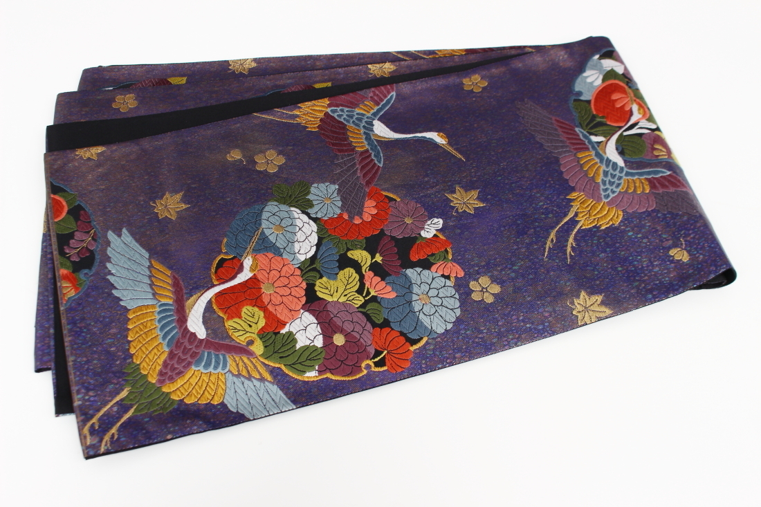 汕頭刺繍 蘇州刺繍 正絹 袋帯 | 最高級袋帯「汕頭蘇州刺繍 亀甲に唐花