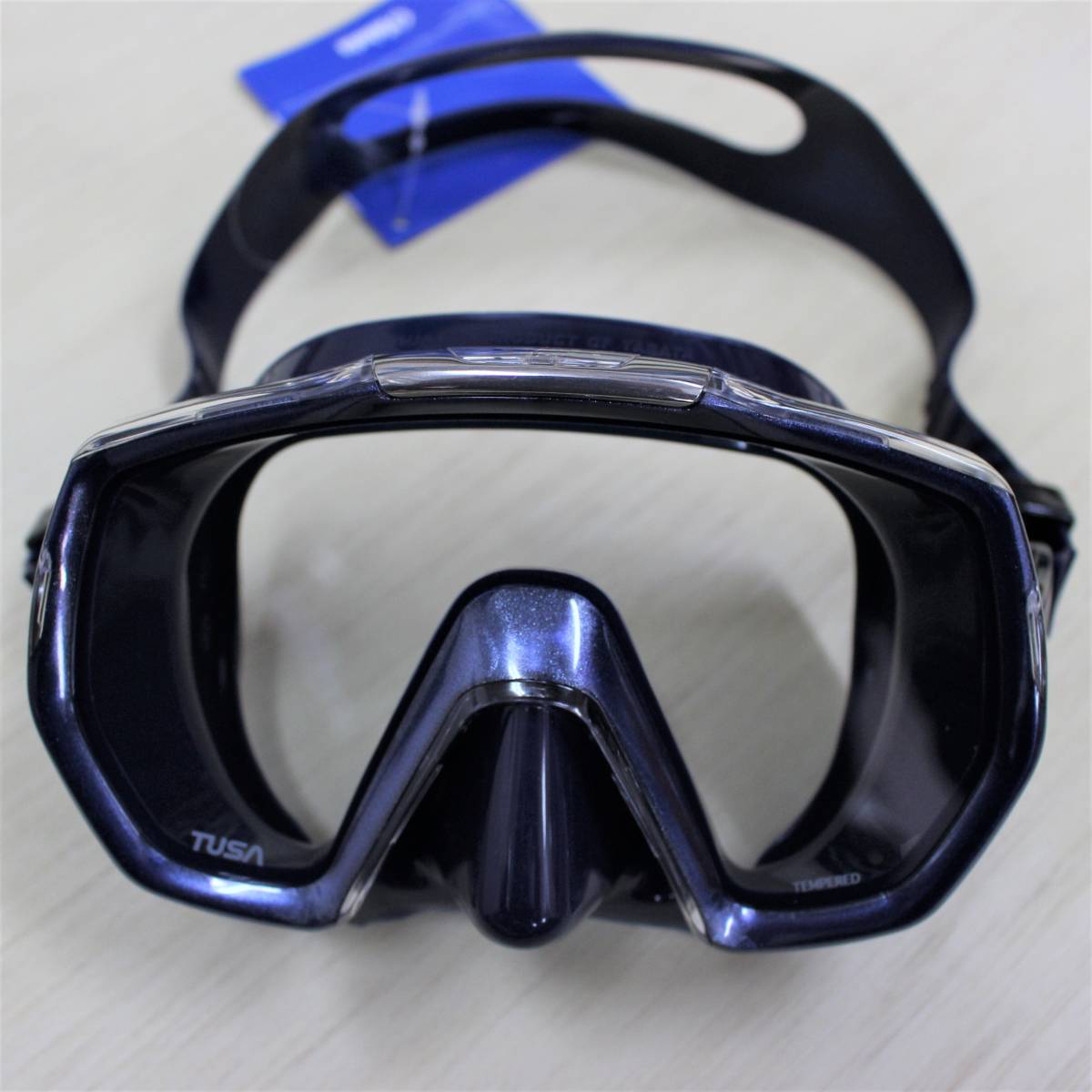 爆買い，新作 TUSA FreedomELITE(フリーダムエリート)インディゴカラーシリコン最新型・一眼マスクID・スノーケルセット新品未使用