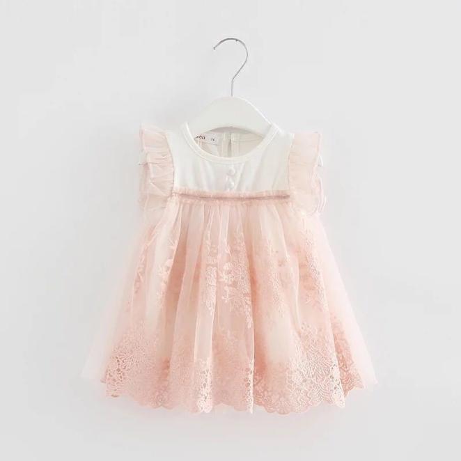 80cmピンクレースワンピース 1歳誕生日 ベビードレス 結婚式 80 75 84cm 売買されたオークション情報 Yahooの商品情報をアーカイブ公開 オークファン Aucfan Com