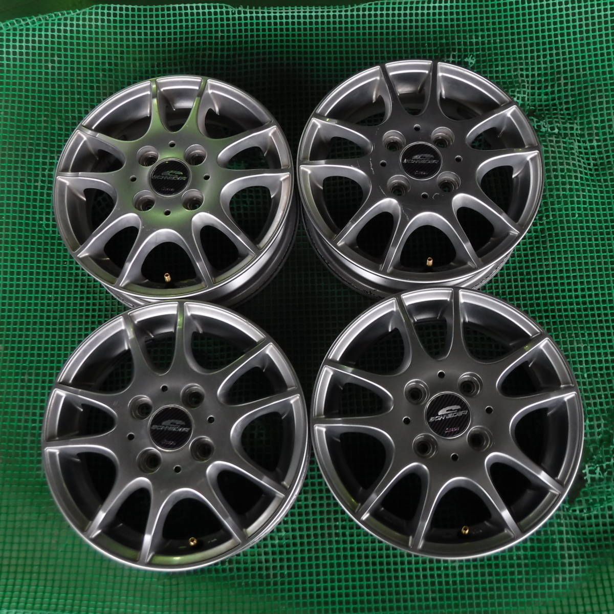 シュナイダー 13インチ SCHNEIDER 軽量アルミ単品4本 ホイール(13