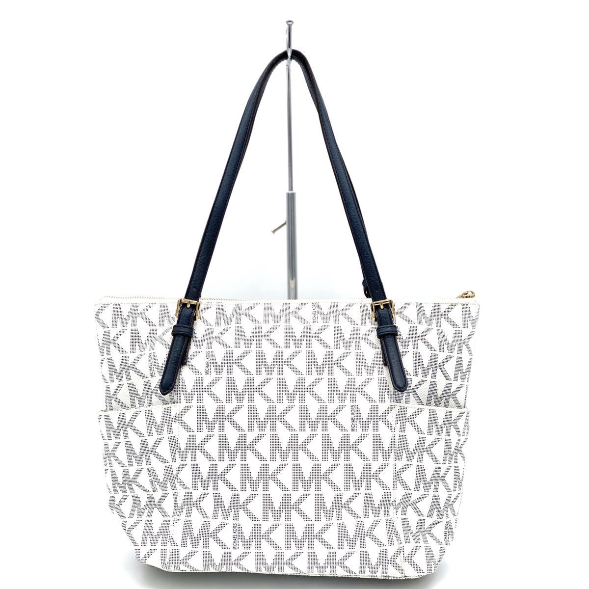 1円 美品 MICHAEL KORS マイケルコース レザー トートバッグ 