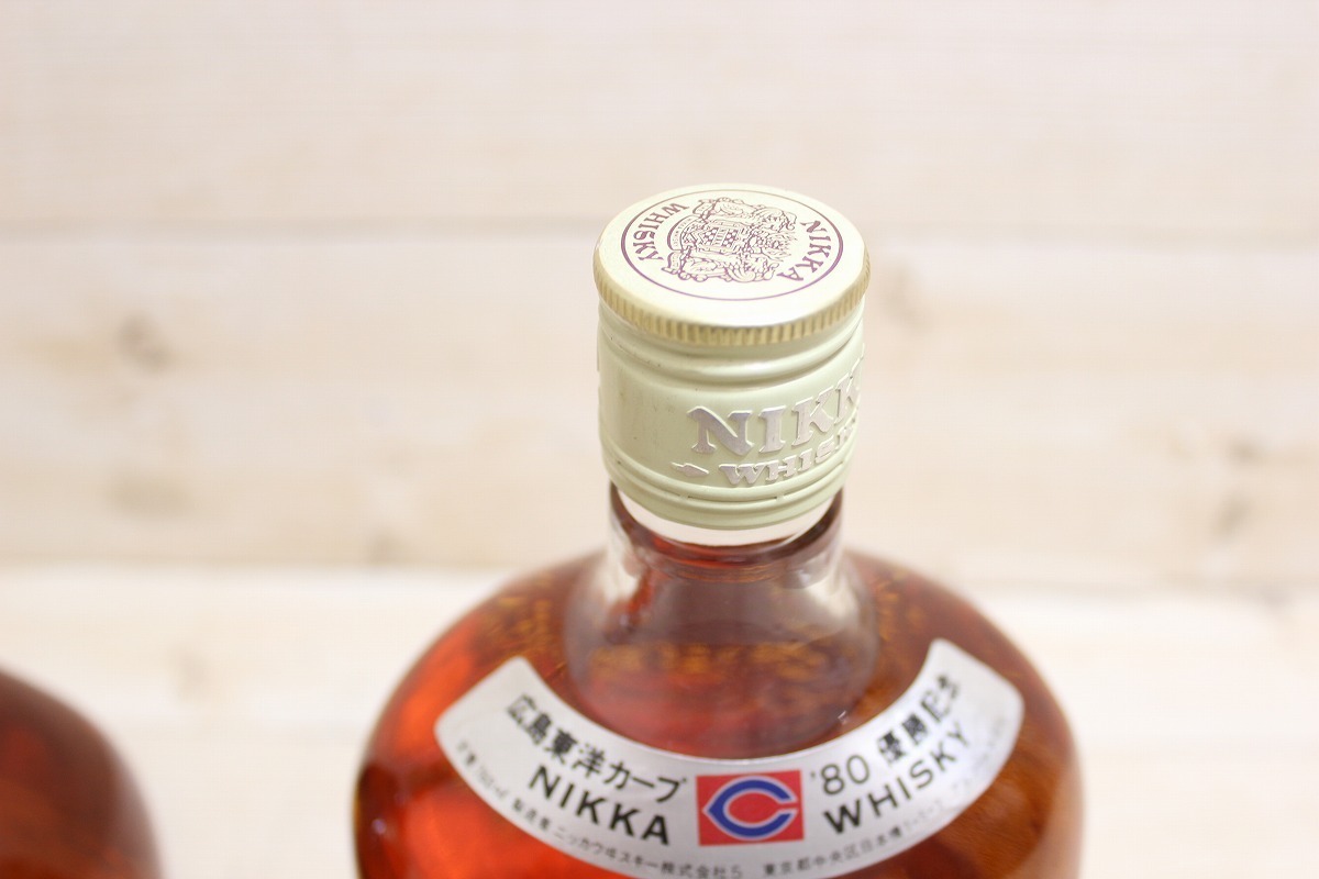 1980年CARP優勝記念NIKKA ウイスキー 80% Yahoo!オークション