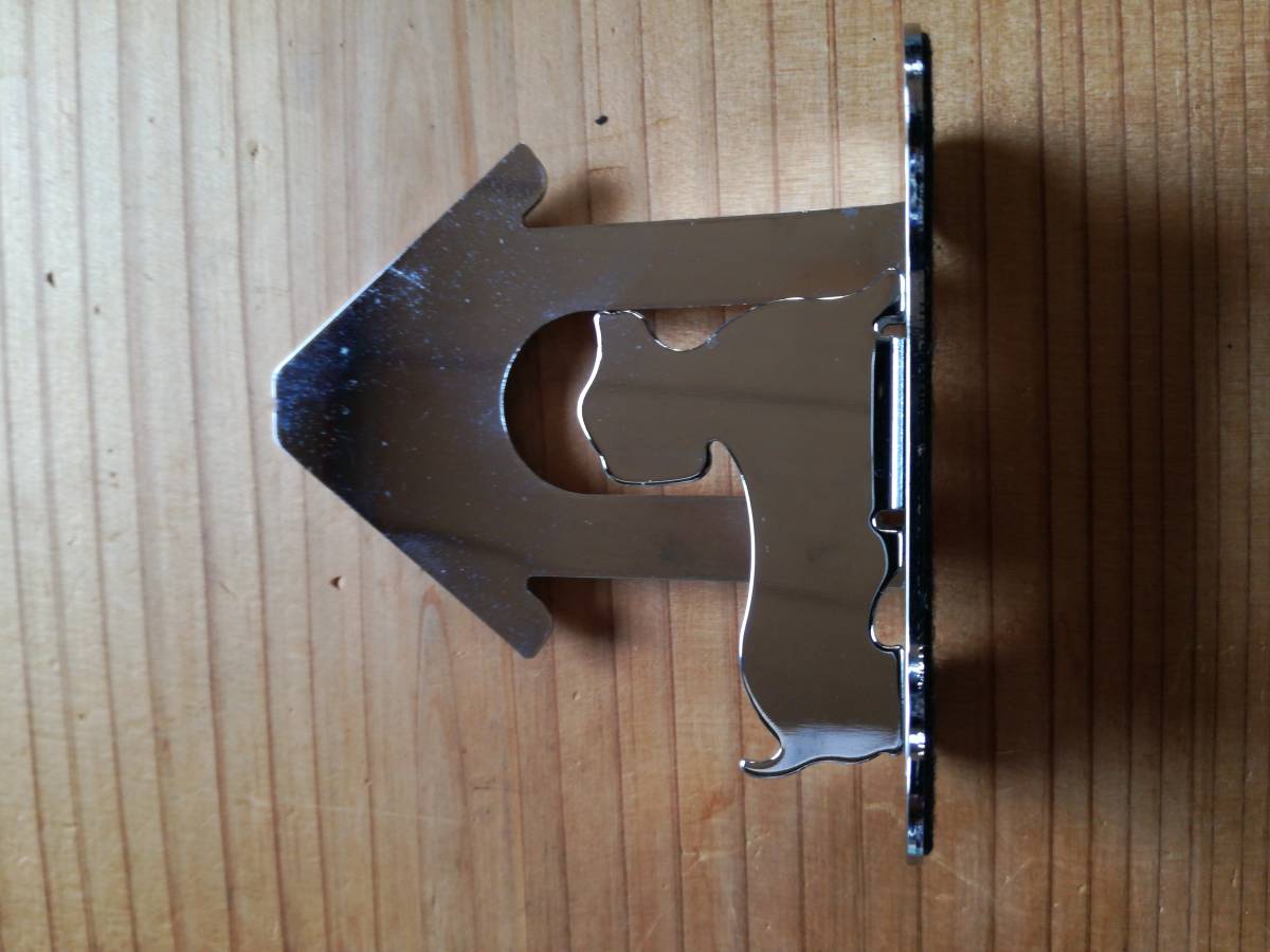 Lazy suzan シルバーカラー　ダックスフントと家と骨のカードスタンド_3