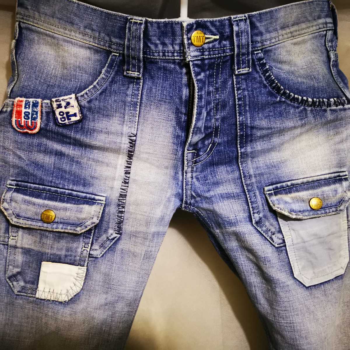 TMT ブッシュパンツ ワッペン デニム S-32(ジーンズ)｜売買された 