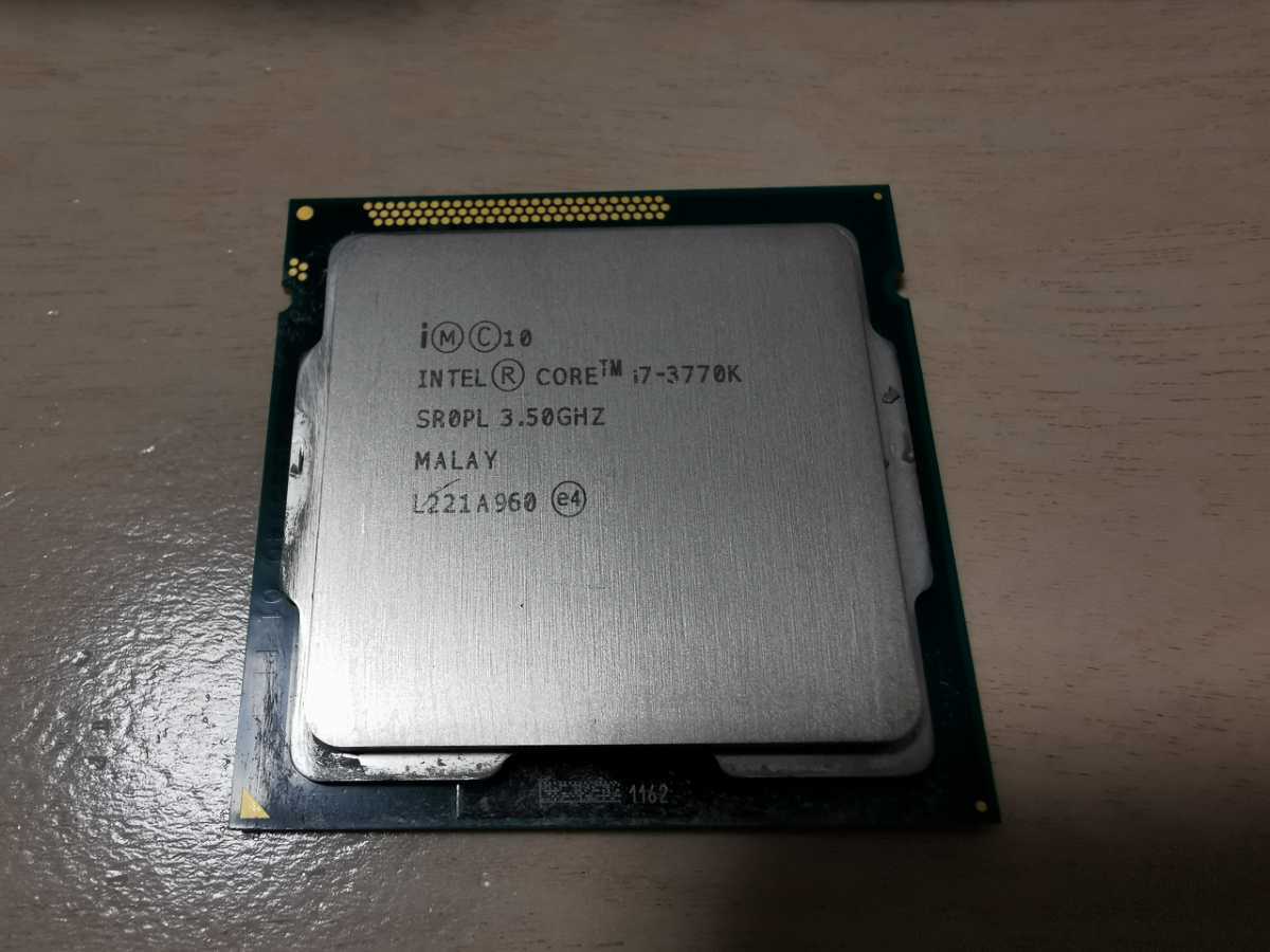 Intel Core i7-3770k インテル CPU CPUクーラー付