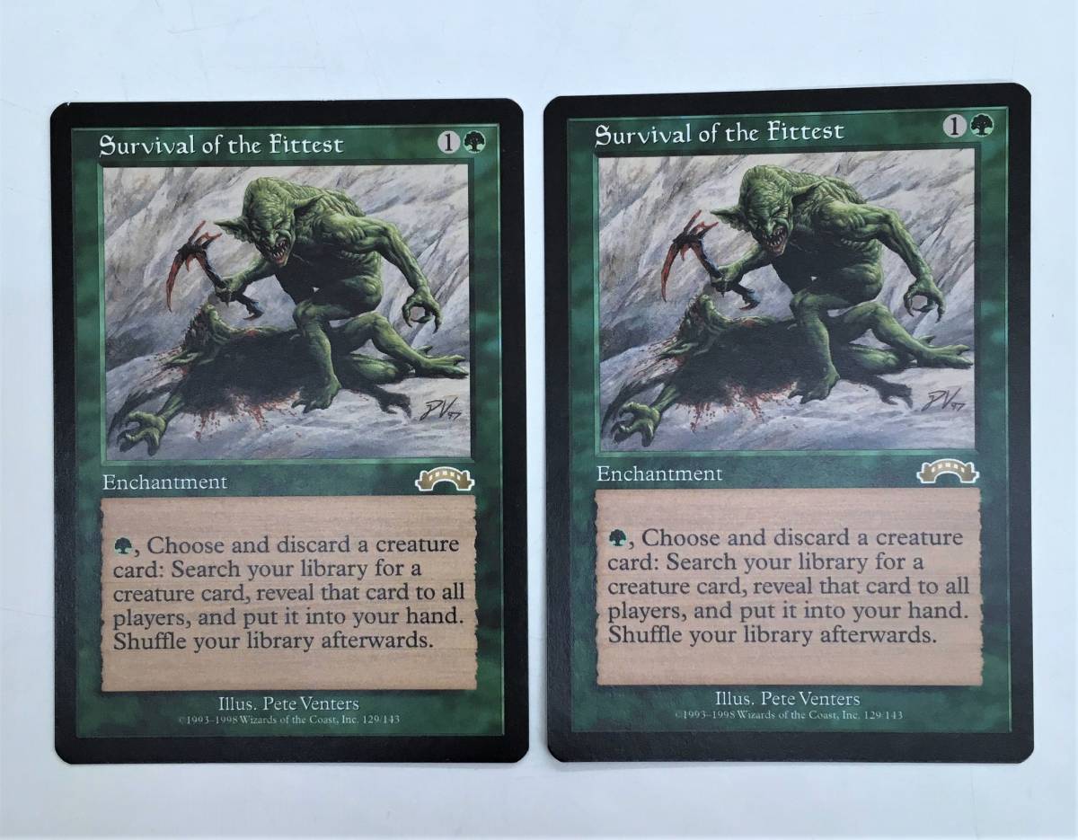 MtG MTG エクソダス コンプリートセット （裏切り者の都・適者生存