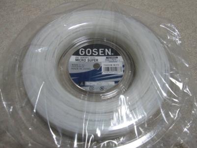全国無料，新作登場 ゴーセン OGシープ ミクロスーパー 1.30mm 240ｍ ロール GOSEN OG-SHEEP MICRO SUPER 130(硬式用)｜売買されたオークション情報、yahooの商品情報をアーカイブ公開 - オークファン ガット